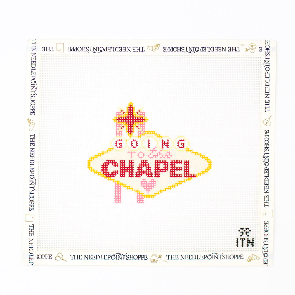 Going to the Chapel Needlepoint Canvas