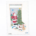 Santa With Friends Forest Stocking