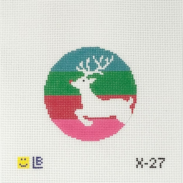 Reindeer on Stripes