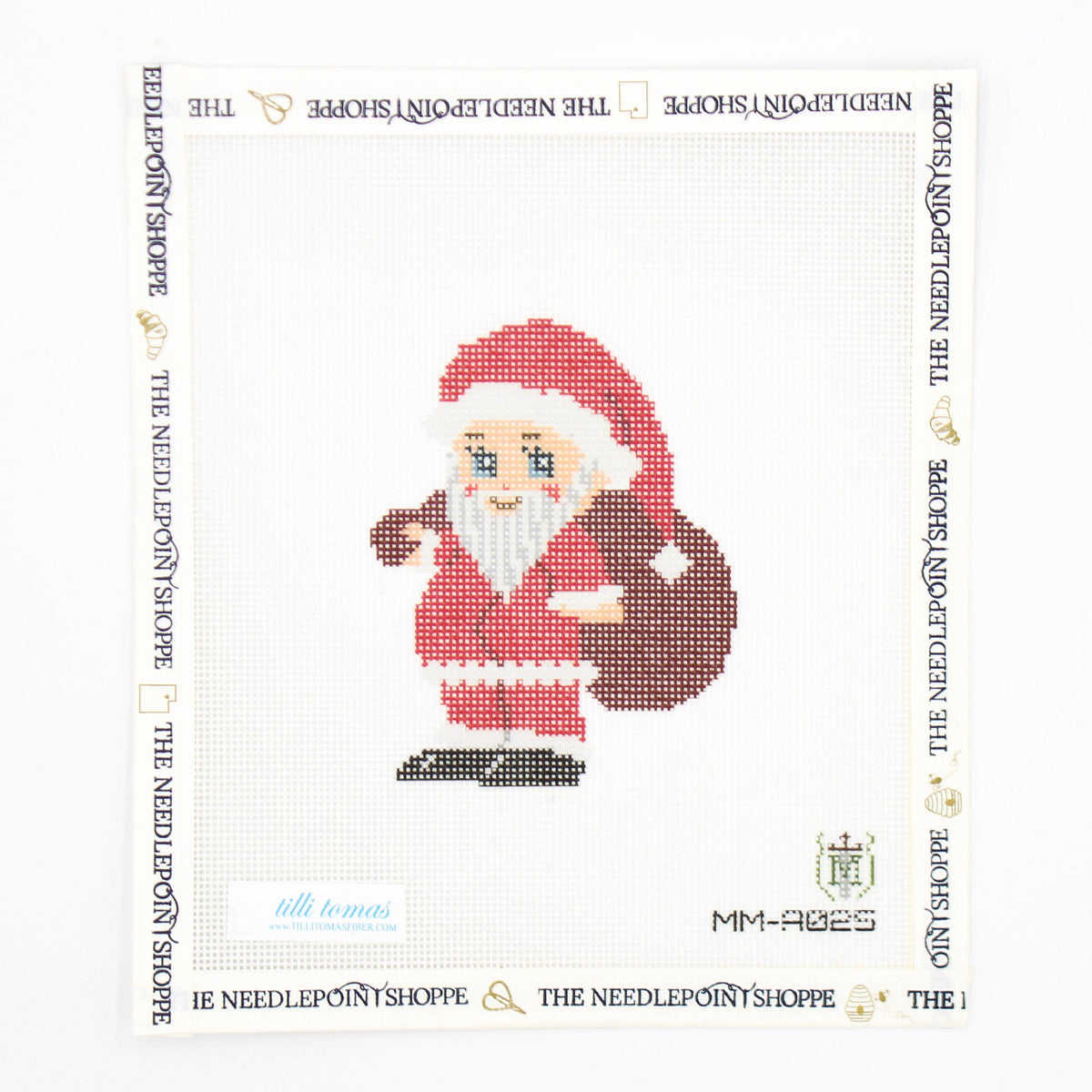 Kewpie Santa Needlepoint Canvas