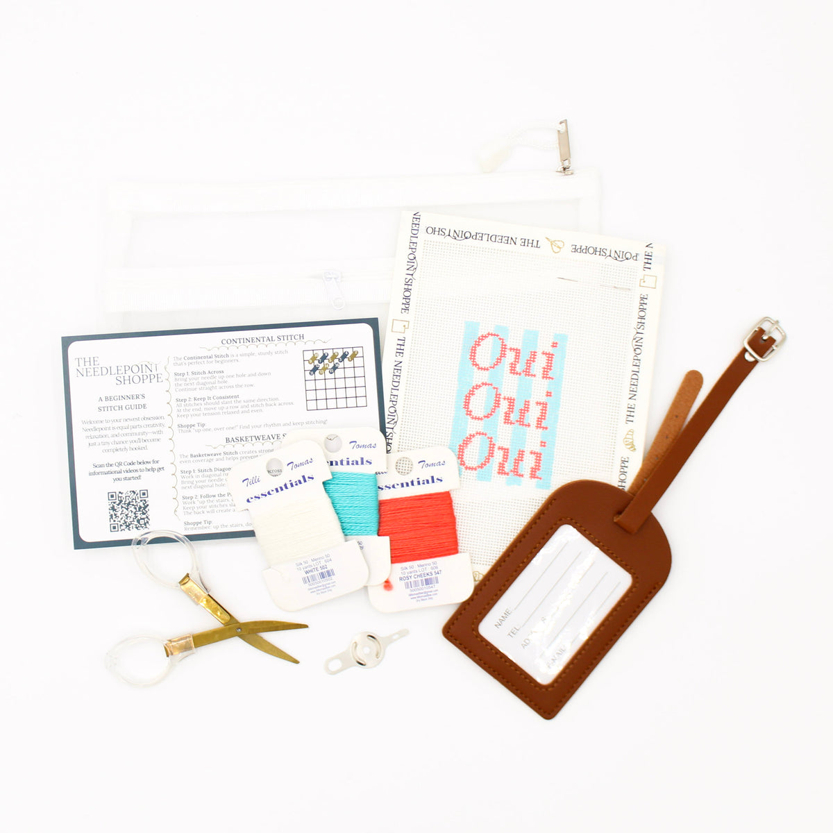 Beginner Needlepoint Class | Your First Stitch at The Needlepoint Shoppe