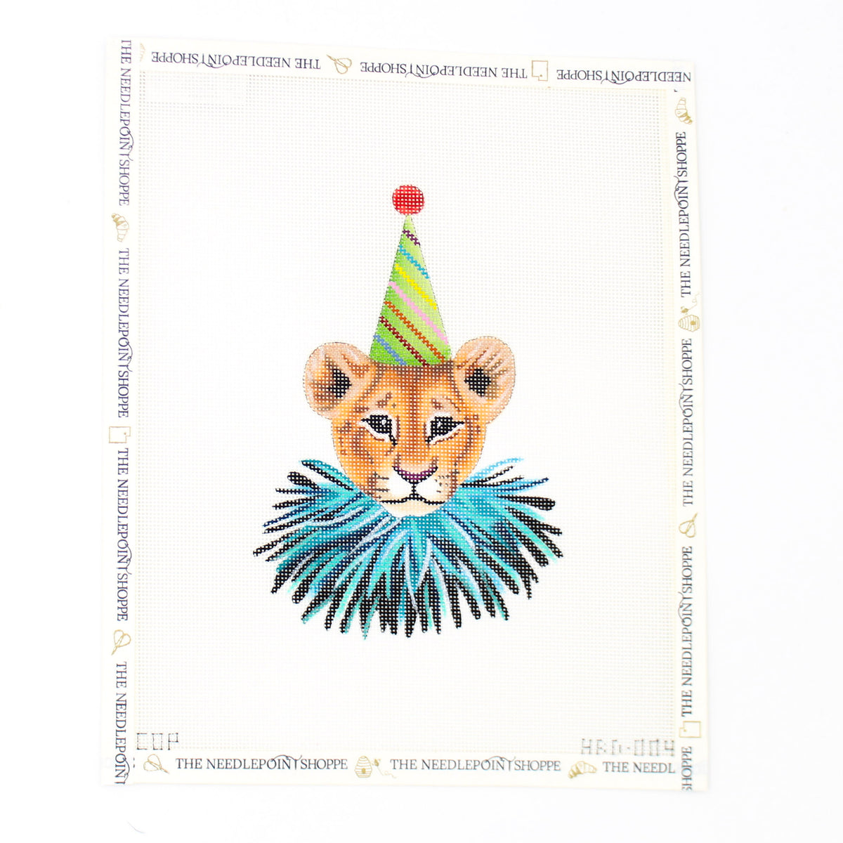 Colors of Praise Birthday Baby Cheetah Needlepoint Canvas