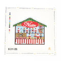 European Christmas Market Nusse (Nutcracker) Stall Needlepoint Canvas 13 Mesh