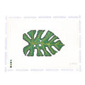 Monstera Leaf Needlepoint Canvas