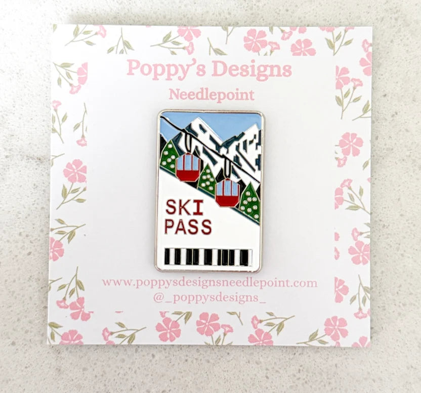 Ski Pass Needle Minder