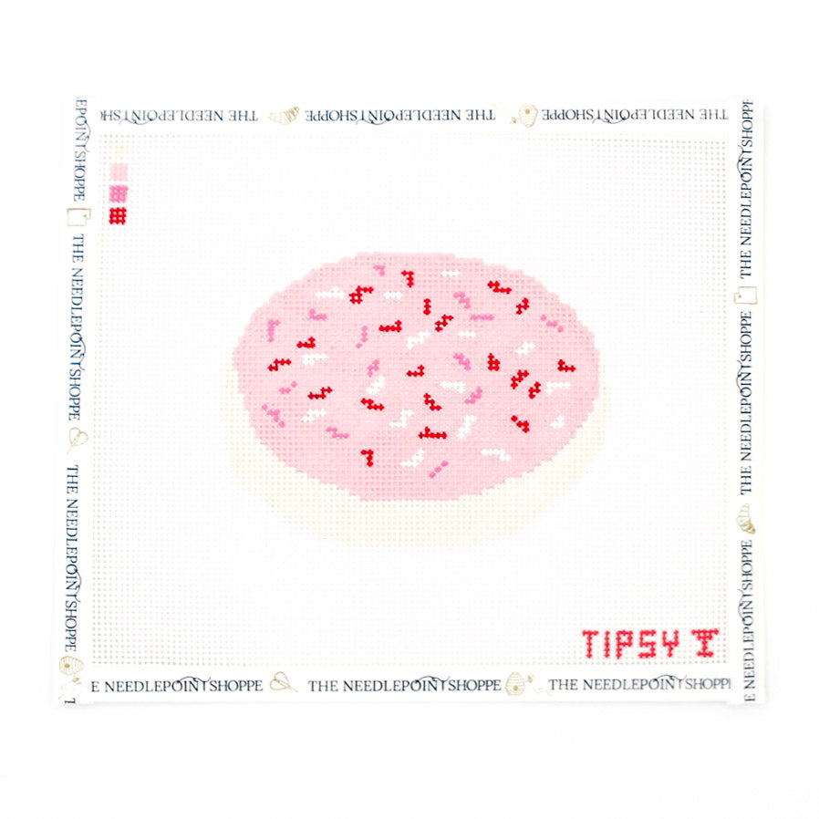 Sprinkle Cookie Needlepoint Canvas