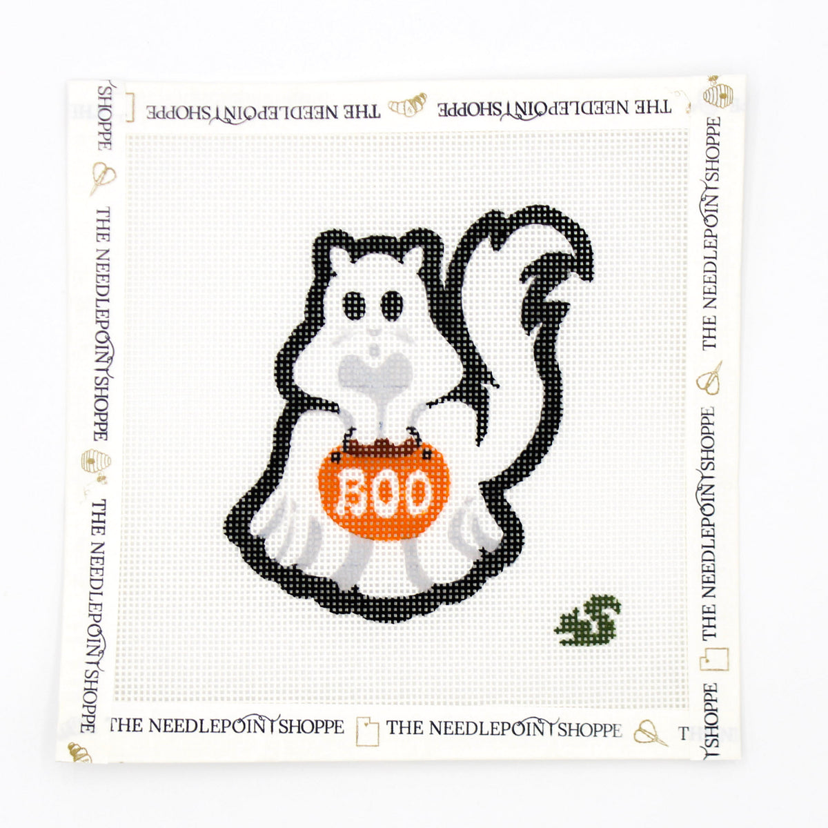 Boo Ghost Needlepoint Canvas