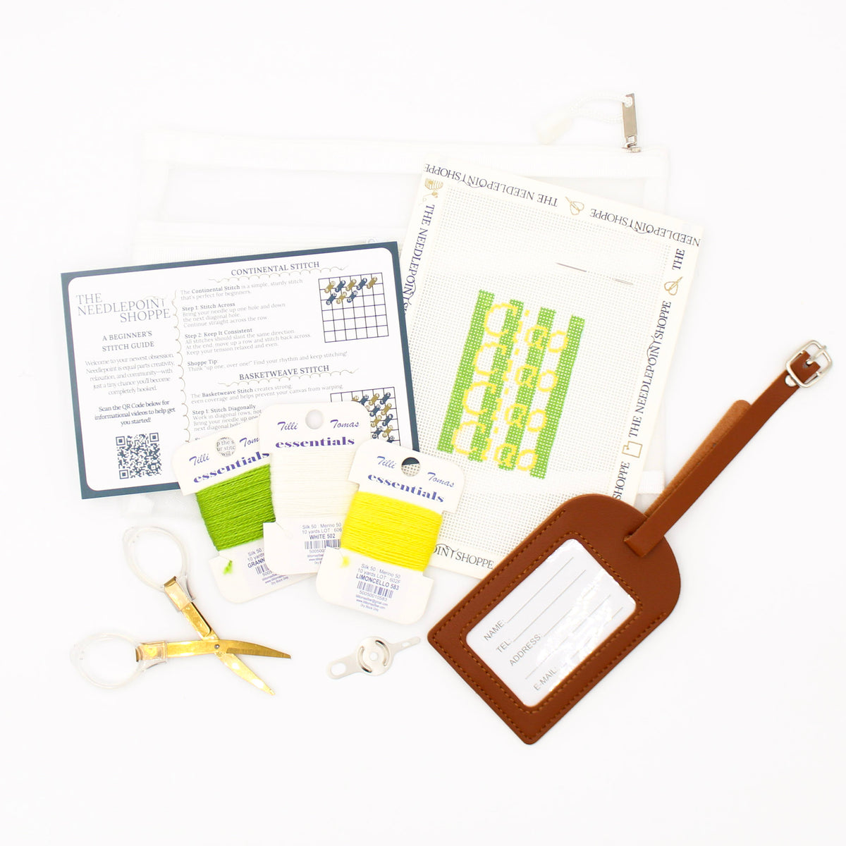 Beginner Needlepoint Class | Your First Stitch at The Needlepoint Shoppe