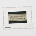 Champagne S'il Vous Plait Acrylic Purse Insert Canvas