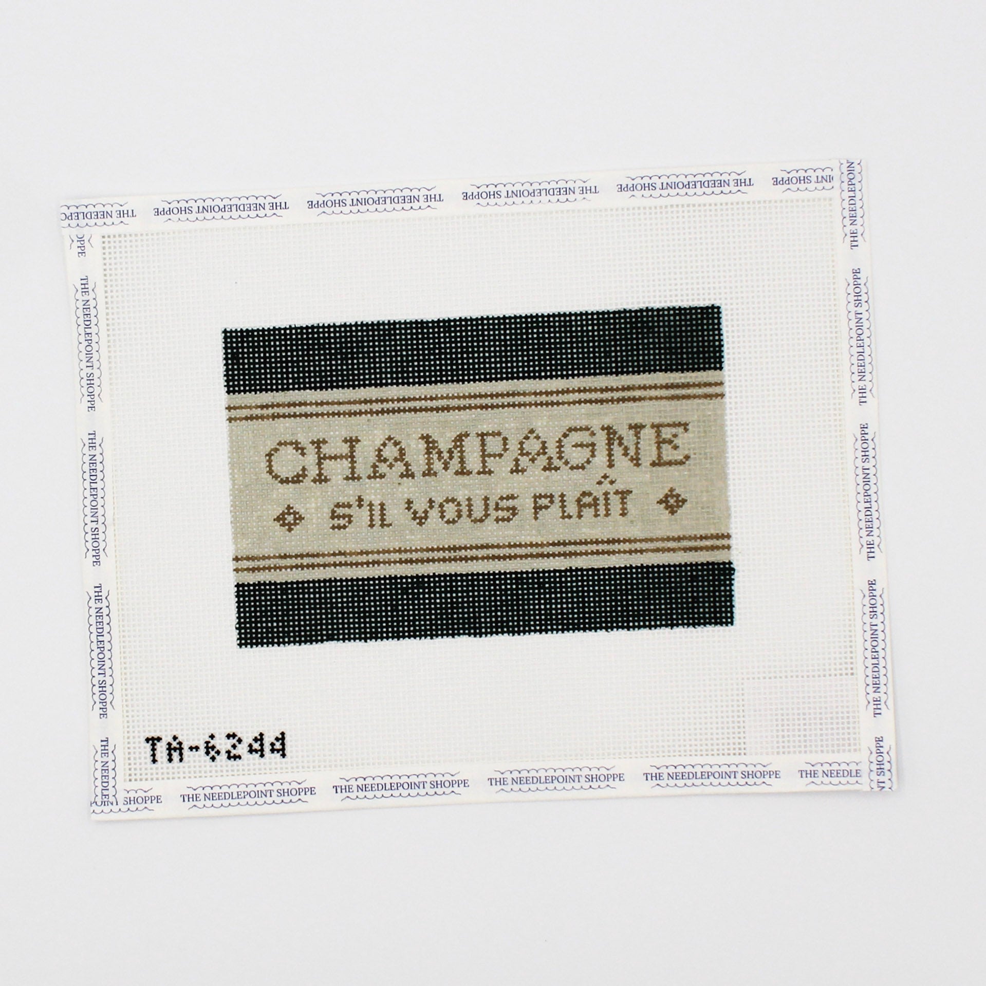 Champagne S'il Vous Plait Acrylic Purse Insert Canvas