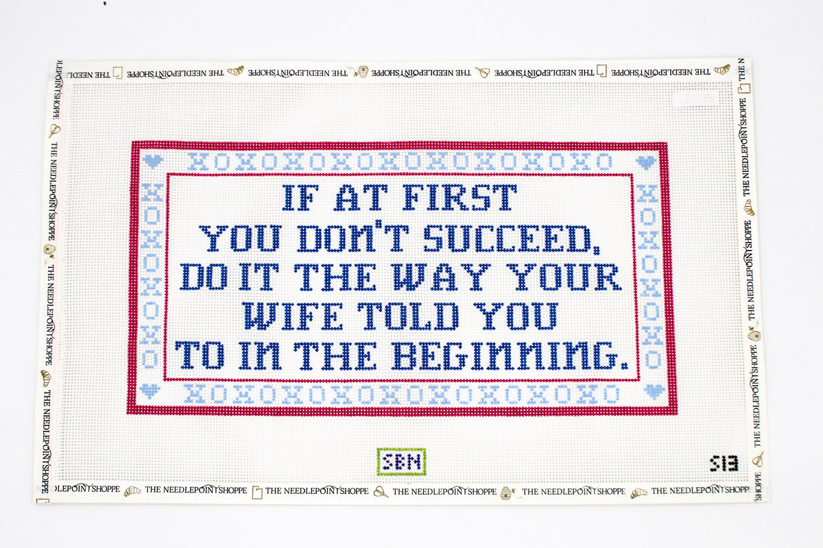 If at First You Don't Succeed...Wife Canvas