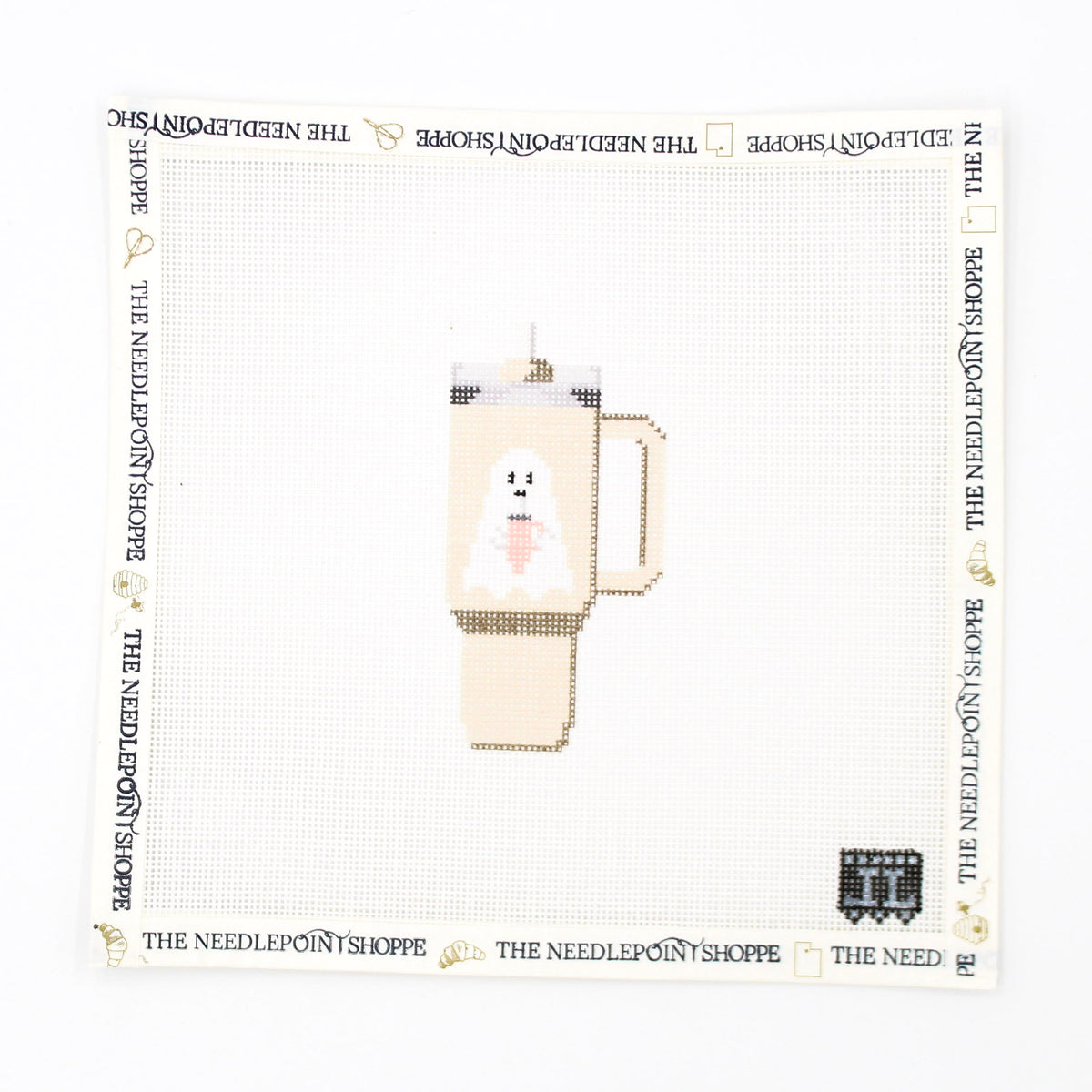 Ghost Tumbler Needlepoint Canvas