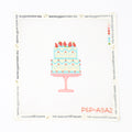 Confection Cake Blue Needlepoint Canvas
