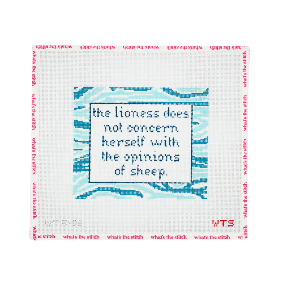 The Lioness Does Not Concern Herself With The Opinions of Sheep