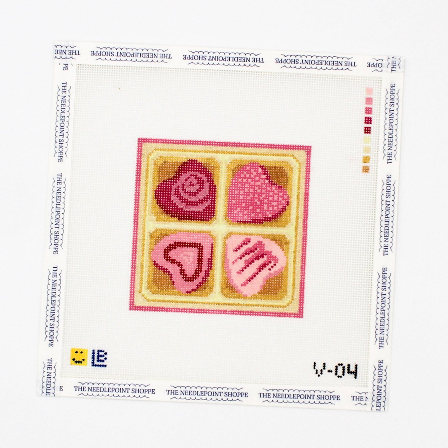4-Piece Pink Hearts Box
