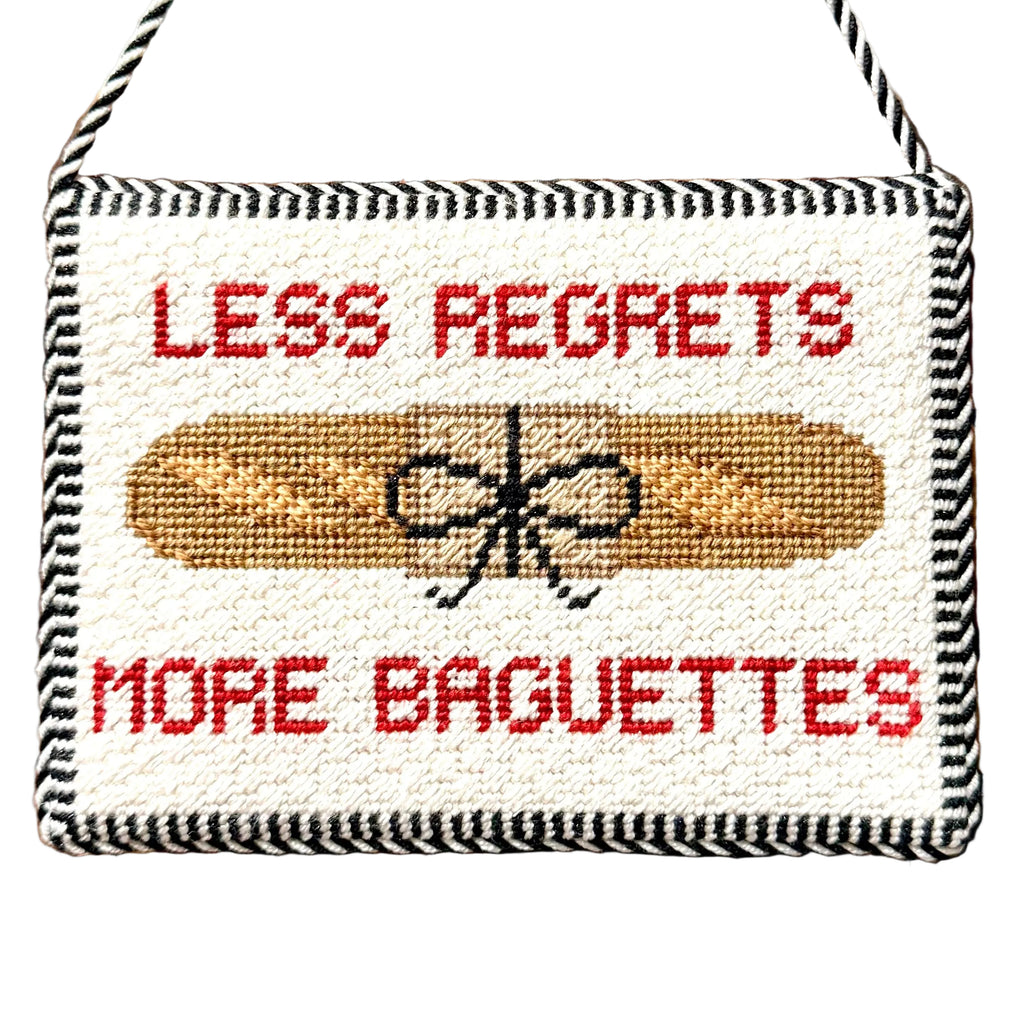 Less Regrets More Baguettes Stitch Class