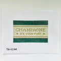Champagne S'il Vous Plait Acrylic Purse Insert Canvas
