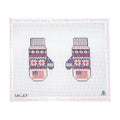 USA Olympic Mittens Needlepoint Canvas