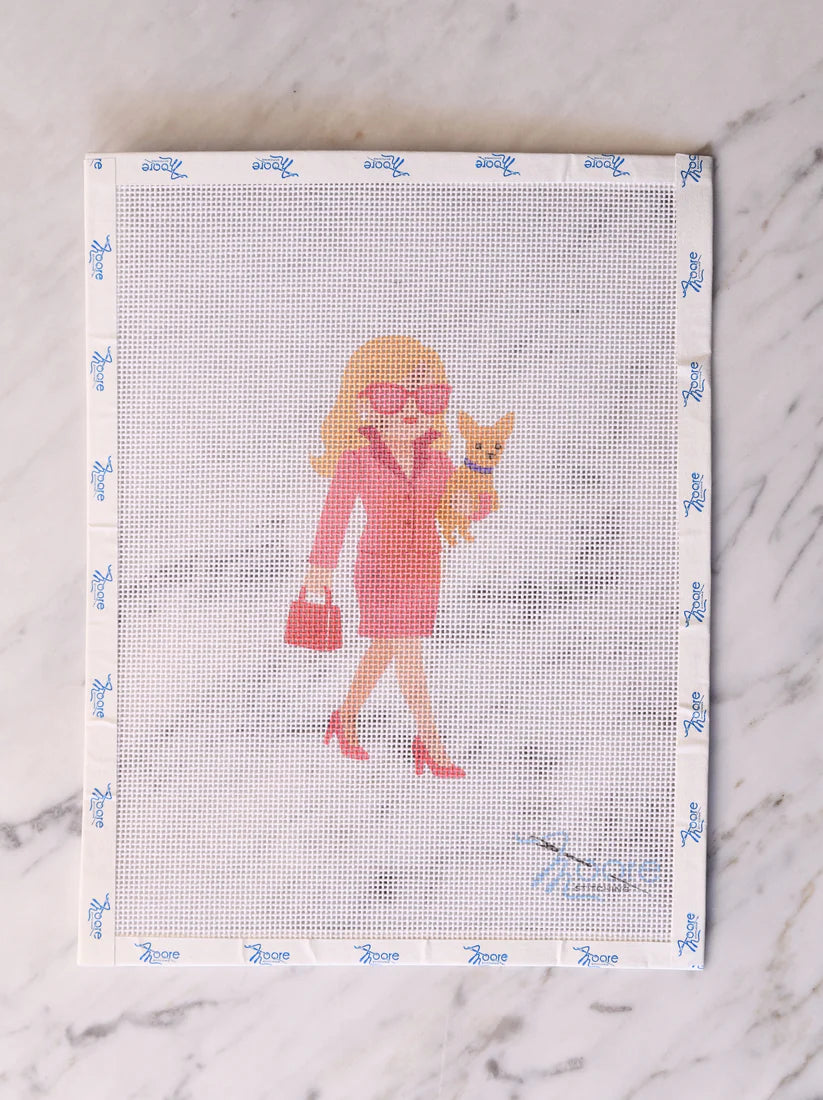 Elle Woods Needlepoint Canvas