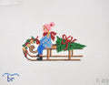 Festive Sled Girl