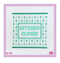 Kitchen Closed Needlepoint Canvas
