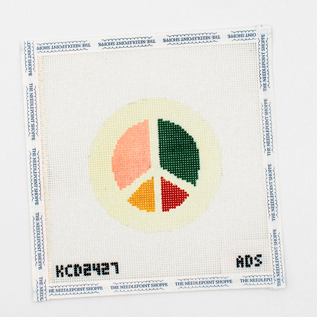 Peace Round Canvas