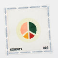 Peace Round Canvas