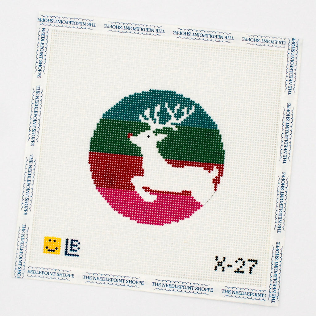 Reindeer on Stripes
