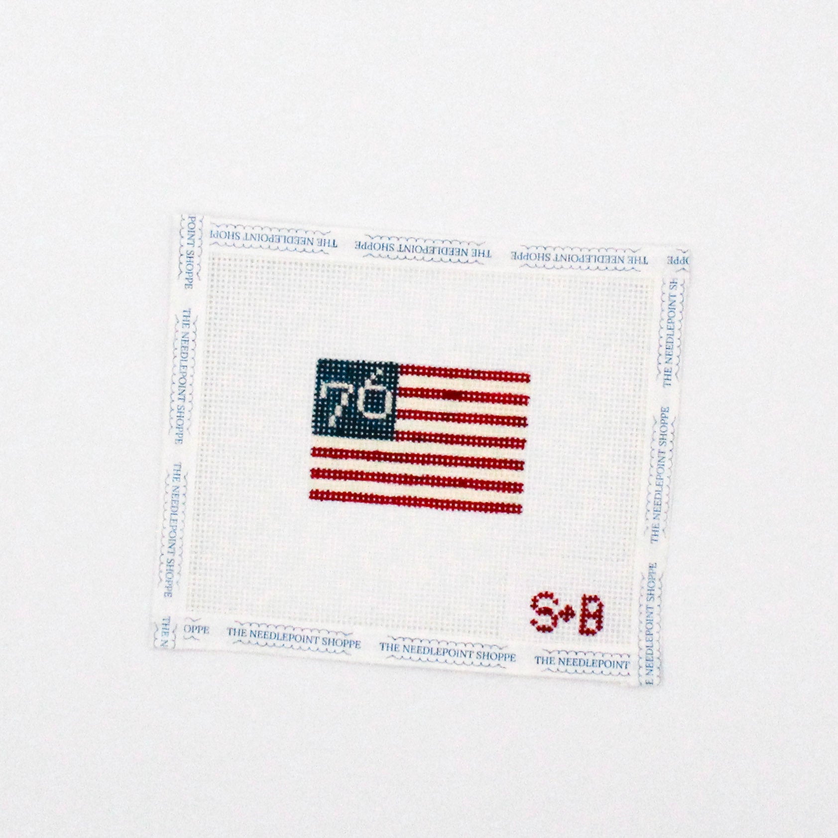American Flag '76 Needlepoint Canvas
