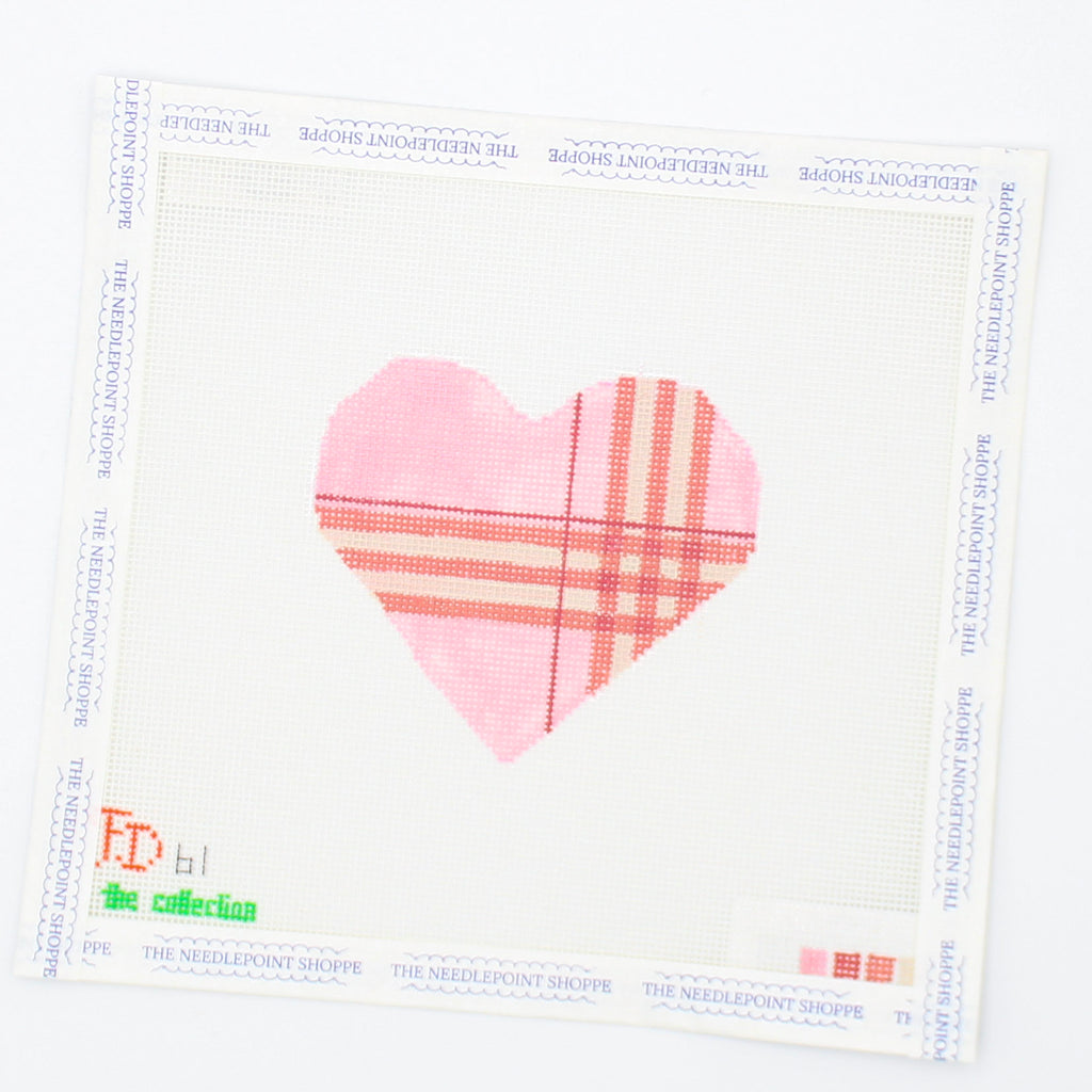 Brit Plaid Heart