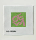 Lovevolve Pink and Green Square Canvas