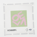 Lovevolve Pink and Green Square Canvas