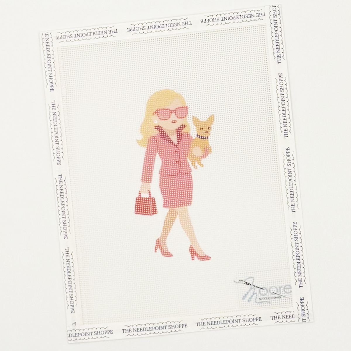 Elle Woods Needlepoint Canvas