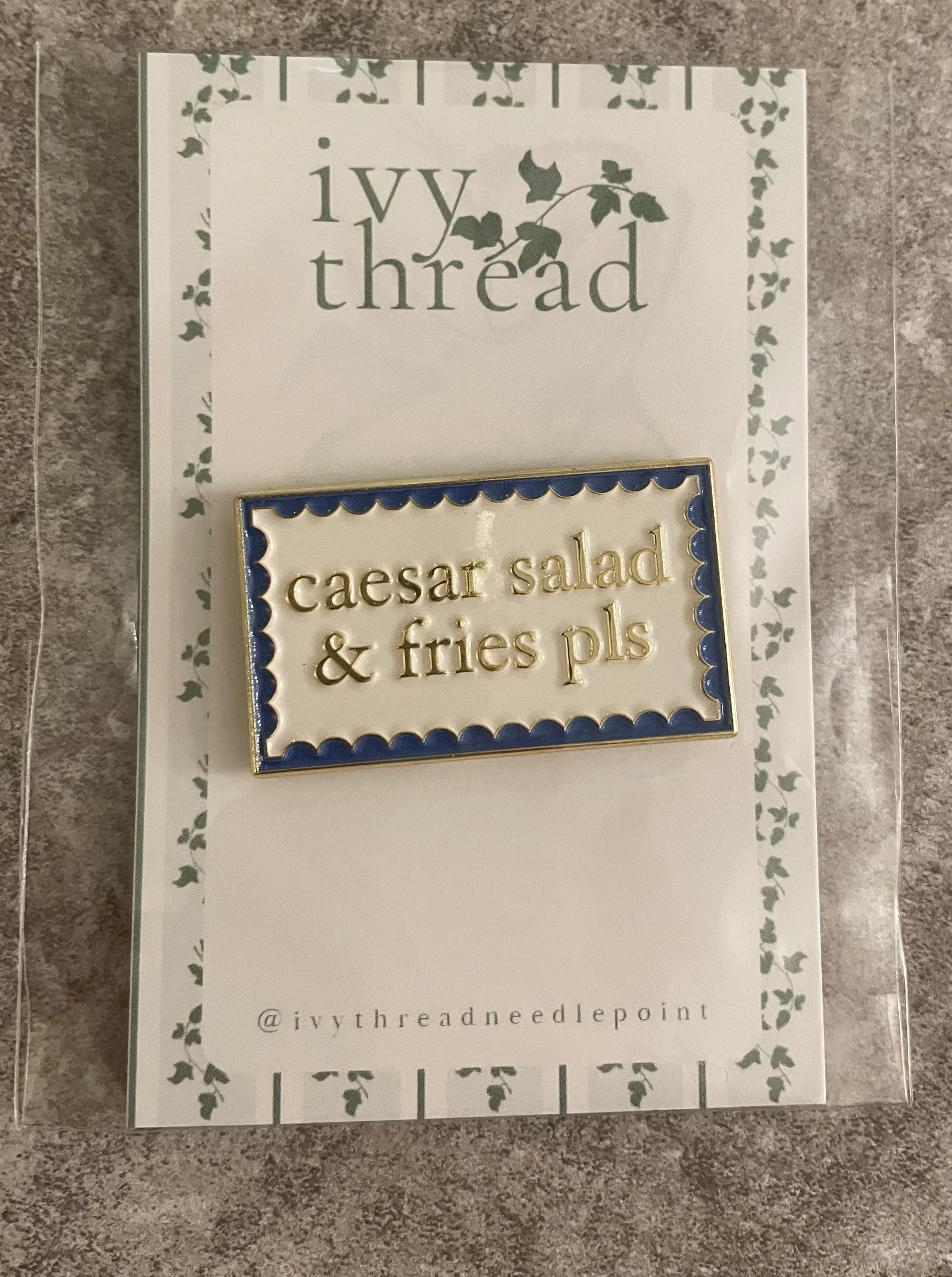 Caesar Salad & Fries Pls Needle Minder