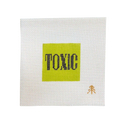 Toxic Needlepoint Canvas Insert for Can Cozy