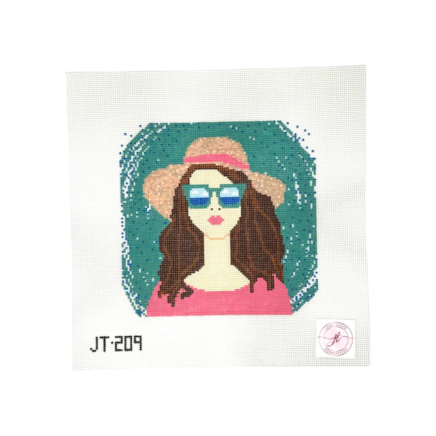 Shady Lady #7 - Straw Hat