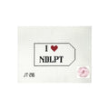 JT216 I love NDLPT Gift Tag