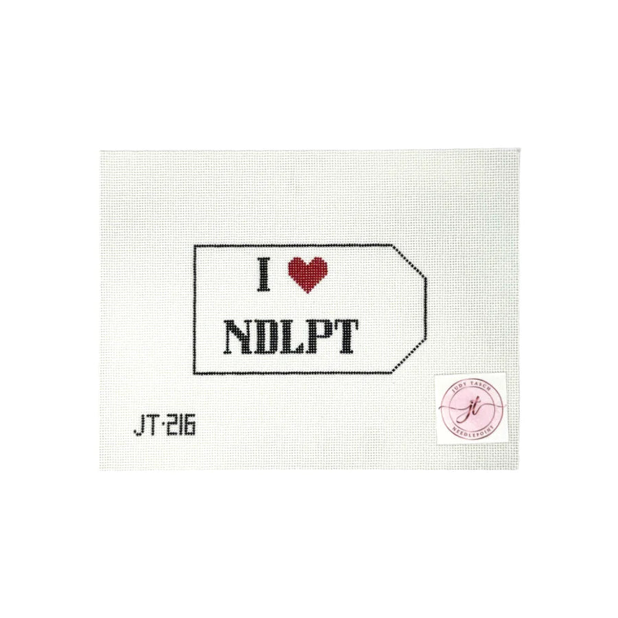 JT216 I love NDLPT Gift Tag