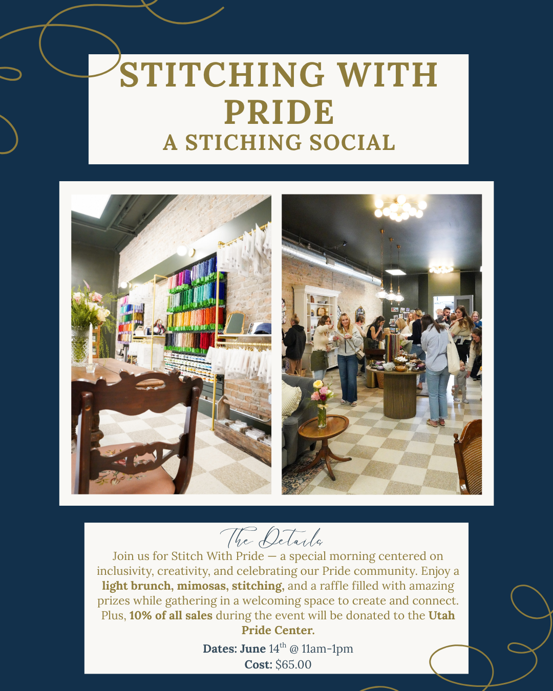 Stitching with Pride a Stitching Social