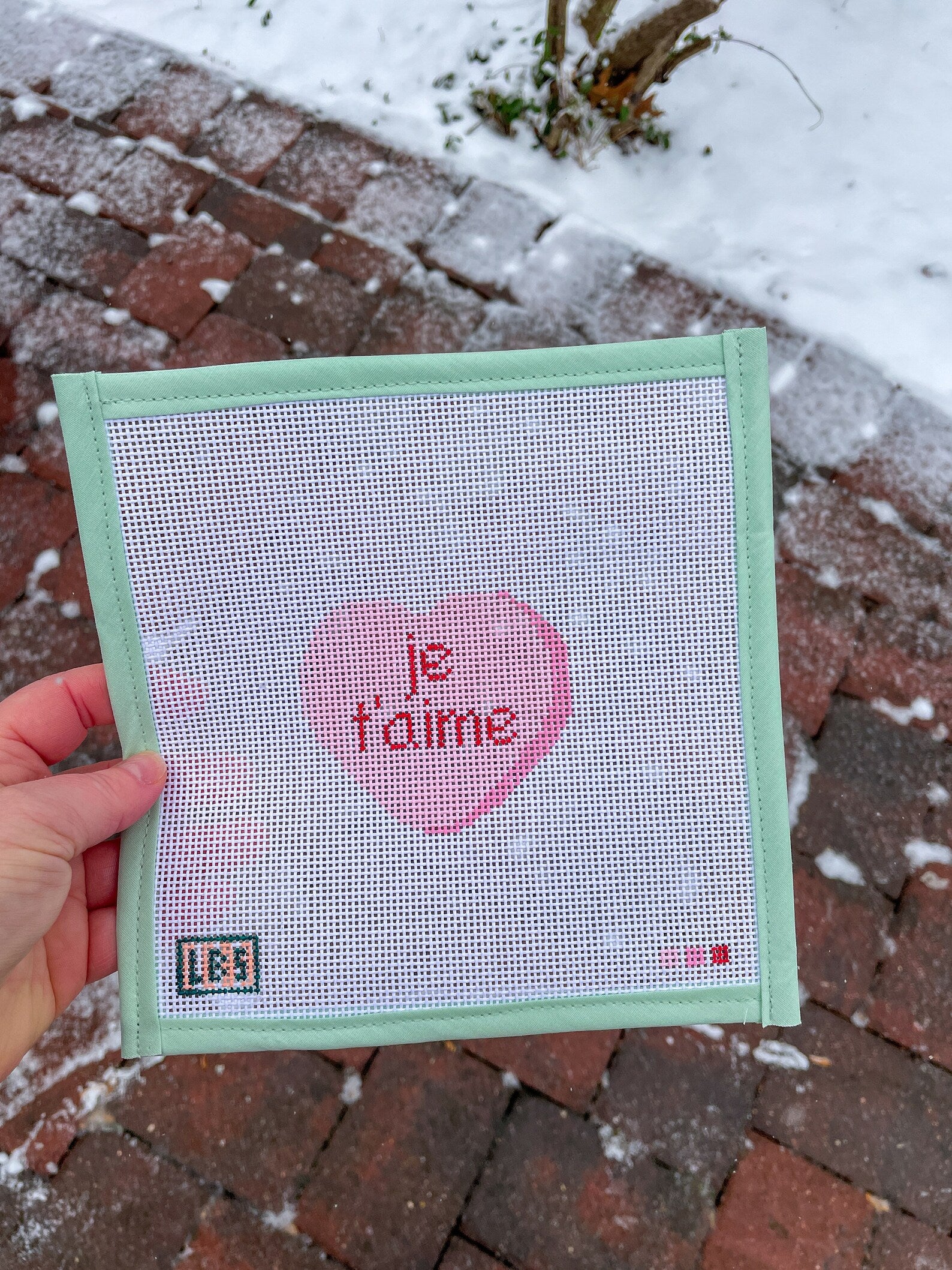 French Conversation Heart- Je T'Aime