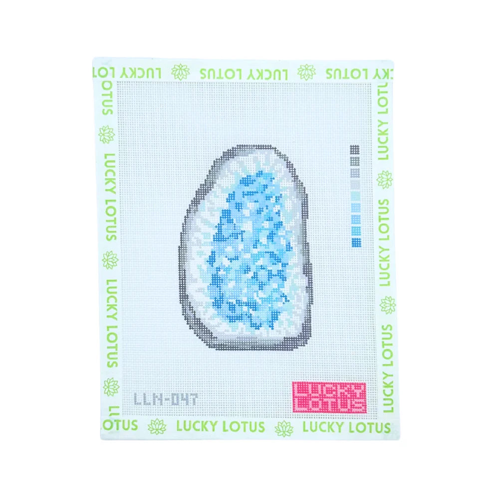 Celestine Geode Needlepoint Canvas