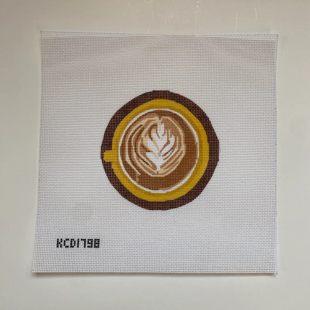 Latte With Leaf