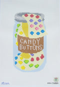 Candy Buttons Jar