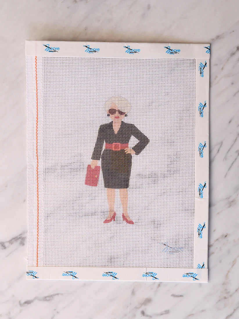Miranda Priestly Needlepoint Canvas