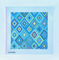 Multicolored Diamond Pattern - Blue