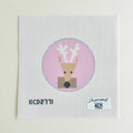 Pink Reindeer Round