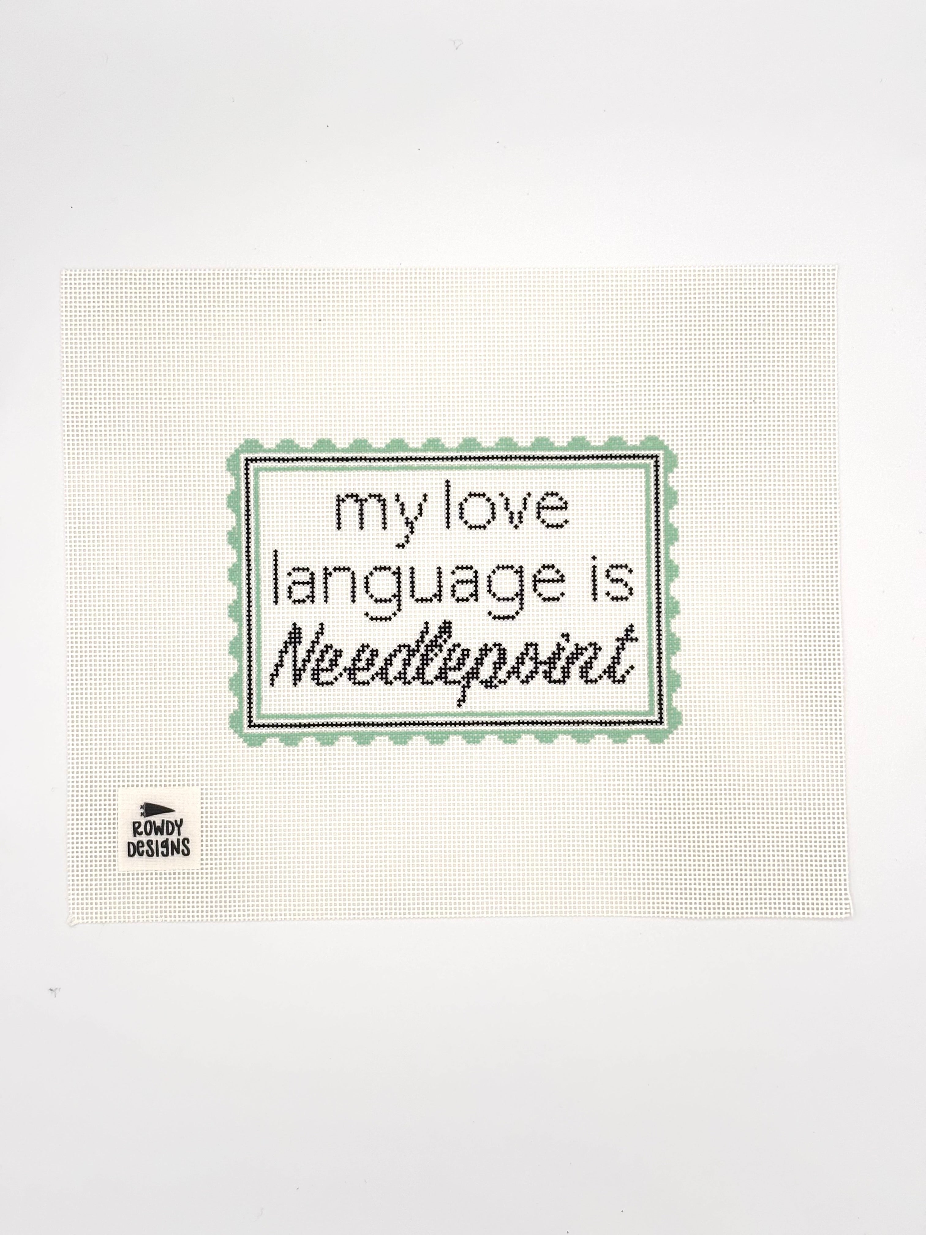 Love Language Needlepoint