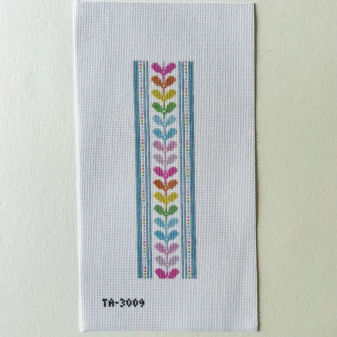 Rainbow Leaves Key Fob