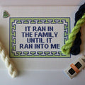 Ran in the Family Needlepoint Canvas