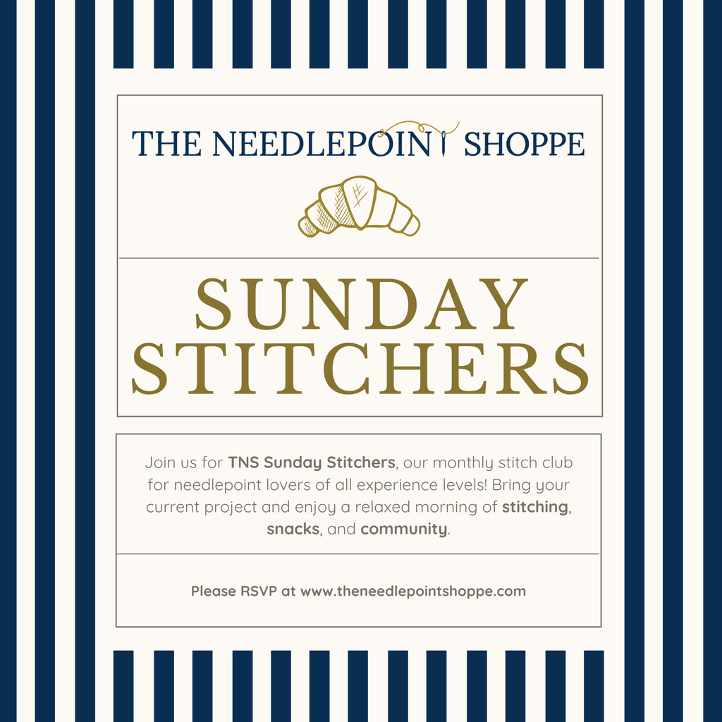 TNS Sunday Stitchers Stitch Club | Monthly Needlepoint Meet-Up